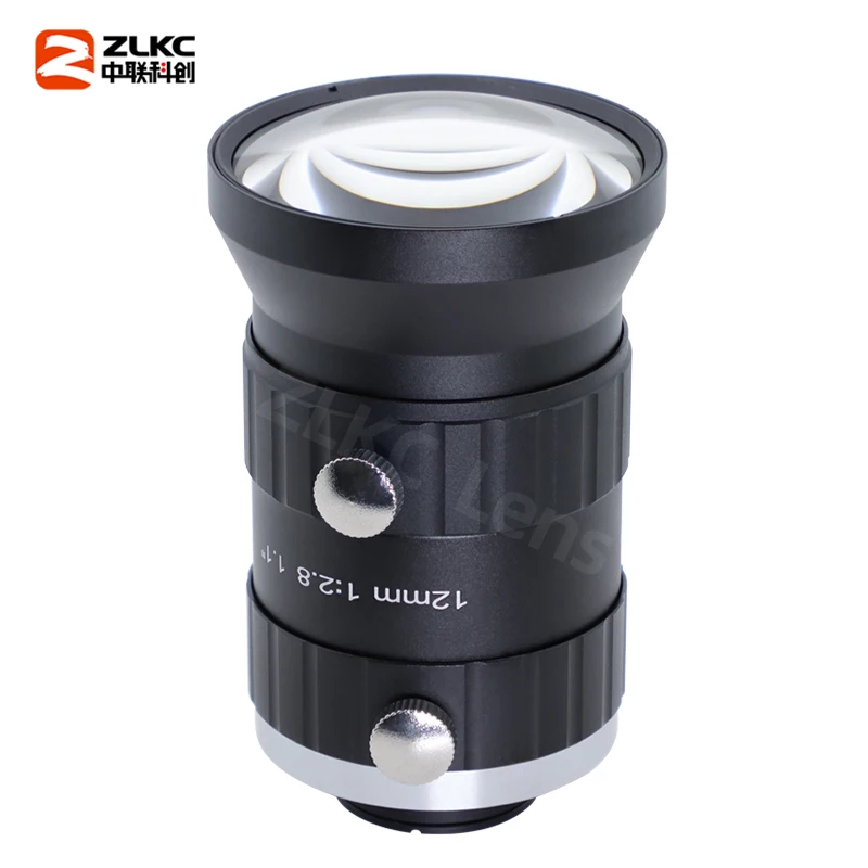 1.1 Inch Camera Lens 20MP High Resolution 12 mm Fixed Focus F2.8 Manual Iris C Mount HK1228MP20 Machine Vision Industrial Lens