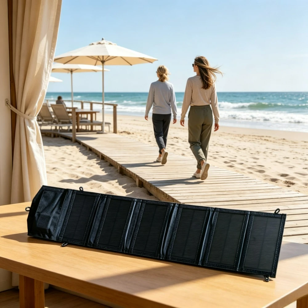 25W 100W Waterproof Portable Foldable Solar Panel Charger Dual USB Solar Power Charging Tool for Outdoor Camping Hiking