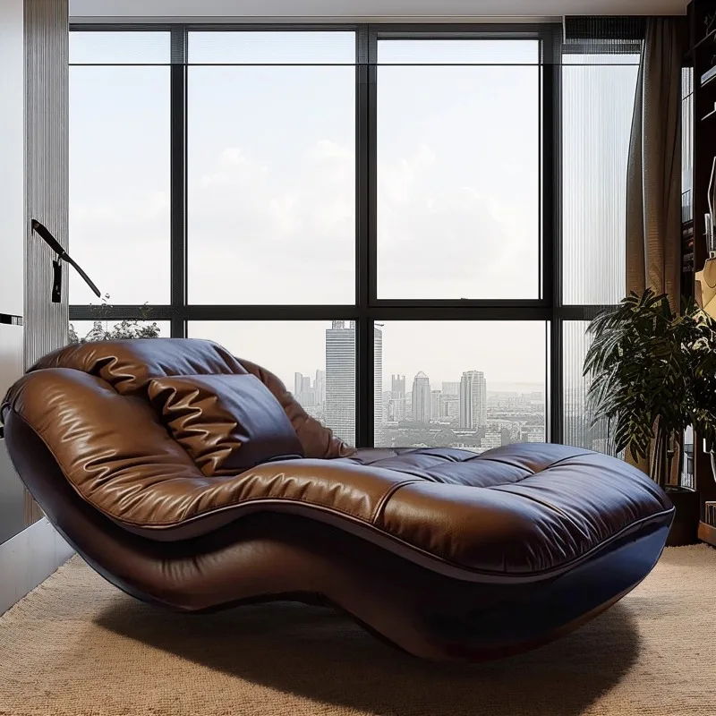 Reclining chair light luxury European luxury concubine chair general manager room lazy sofa single