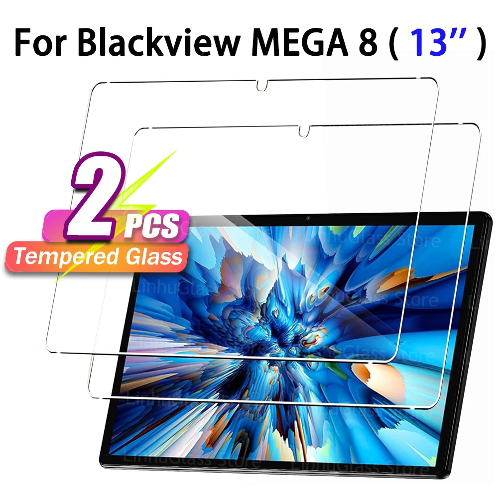 13" Screen Protector for Blackview MEGA 8 (13 inch) 2025 9H Toughness Premium Shatterproof Scratch-Resistant Tempered Glass Film