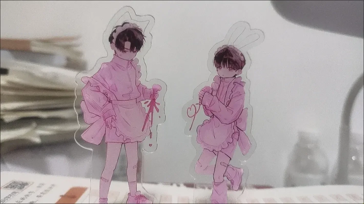 Papan Tanda Akrilik Dekorasi Meja Kim Dokja Liu Yoo Joonghyuk dengan Desain Imut dan Kreatif