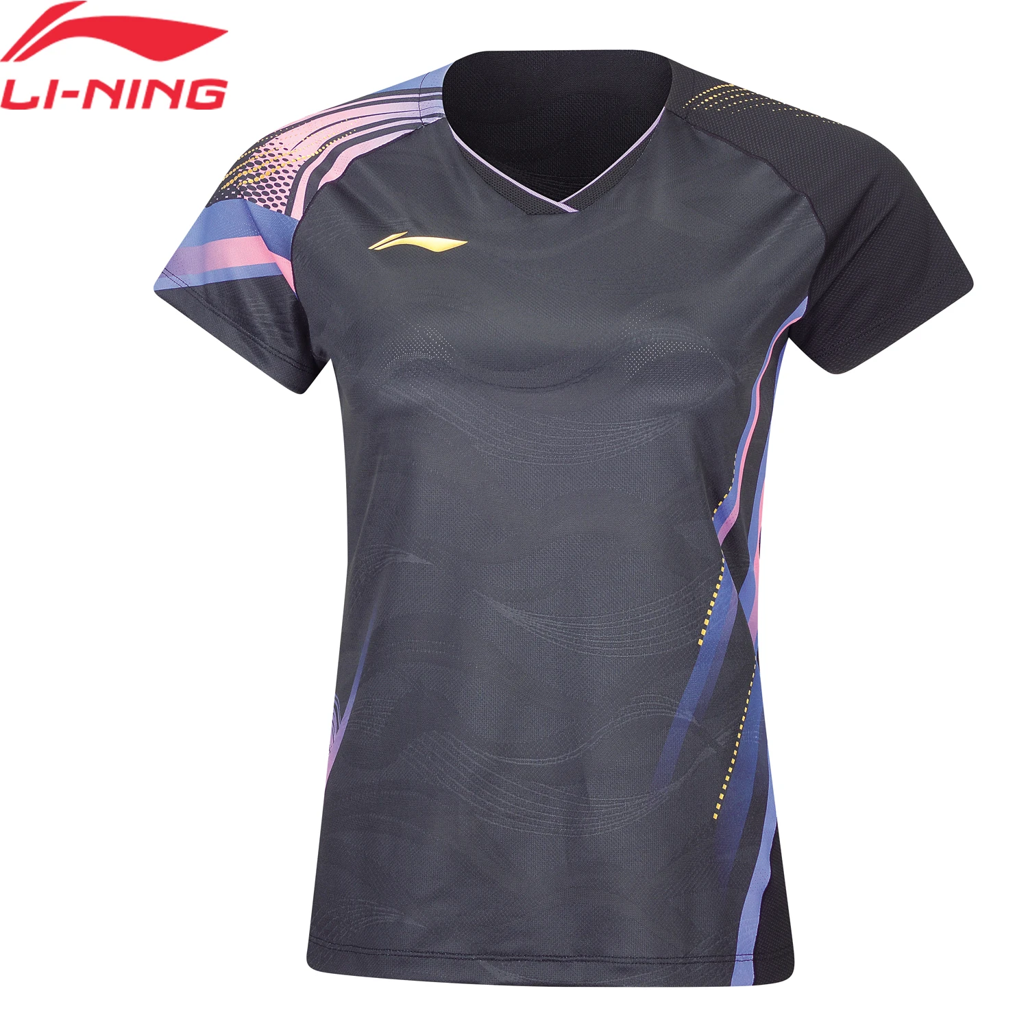 Li-Ning Women Badminton T-shirt AT DRY ULTRA Breathable Sports Training LiNing Professional Competition Tee Tops AAYV146