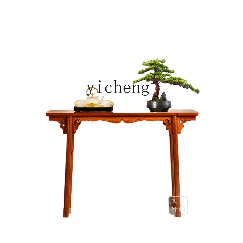 ZK Console Tables Chinese Style Strip  Ming Style Strip  Living Room Side Table Flat Long Narrow Table