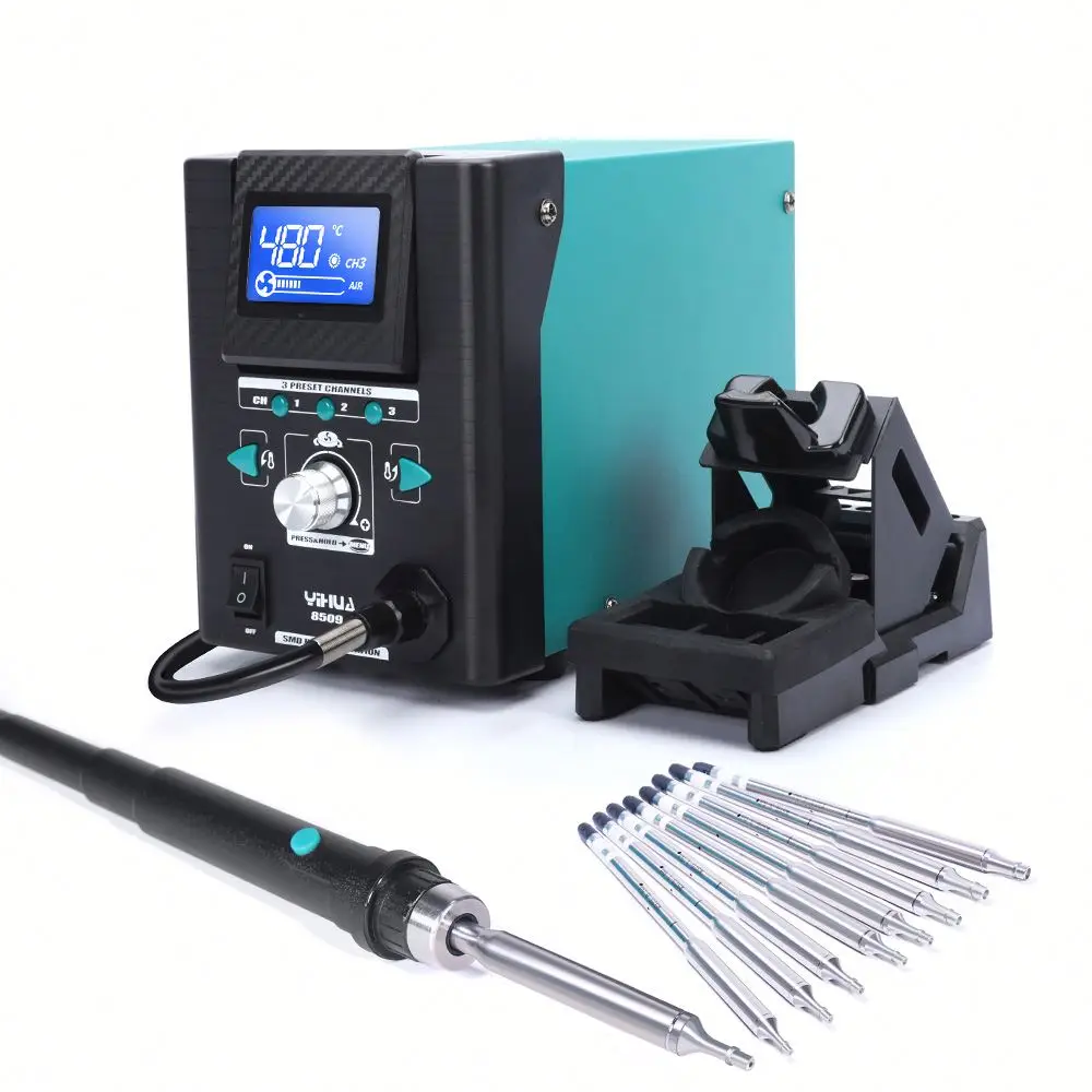 YIHUA 8509-I ESD Safe New Type Micro Chips Hot Air Mini Desoldering Rework Soldering Station