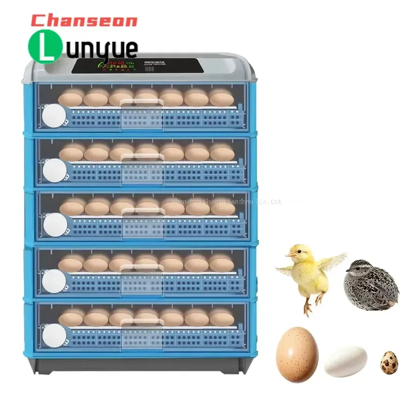 500 Egg Incubator Automatic Smart Roller Type with Auto Water Supply High Hatching Rate for Chicken Duck Goose Poultry