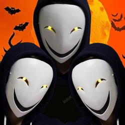 Witte Duisternis Smile Masker Japanse Anime Black Bullet Hiruko Zichtbare Helm Cosplay Kostuum Rekwisieten Halloween Geschenkcollectie
