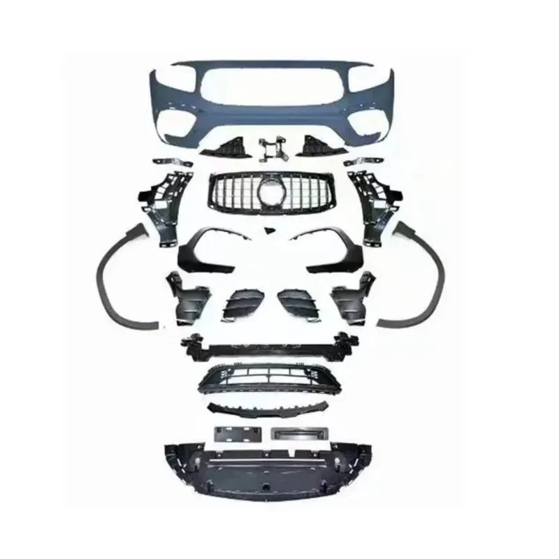 

Good Quality Auto Body GLB X247 2020- to35 Front Bumper with Grille,rear Diffuser Exhaust Pipe