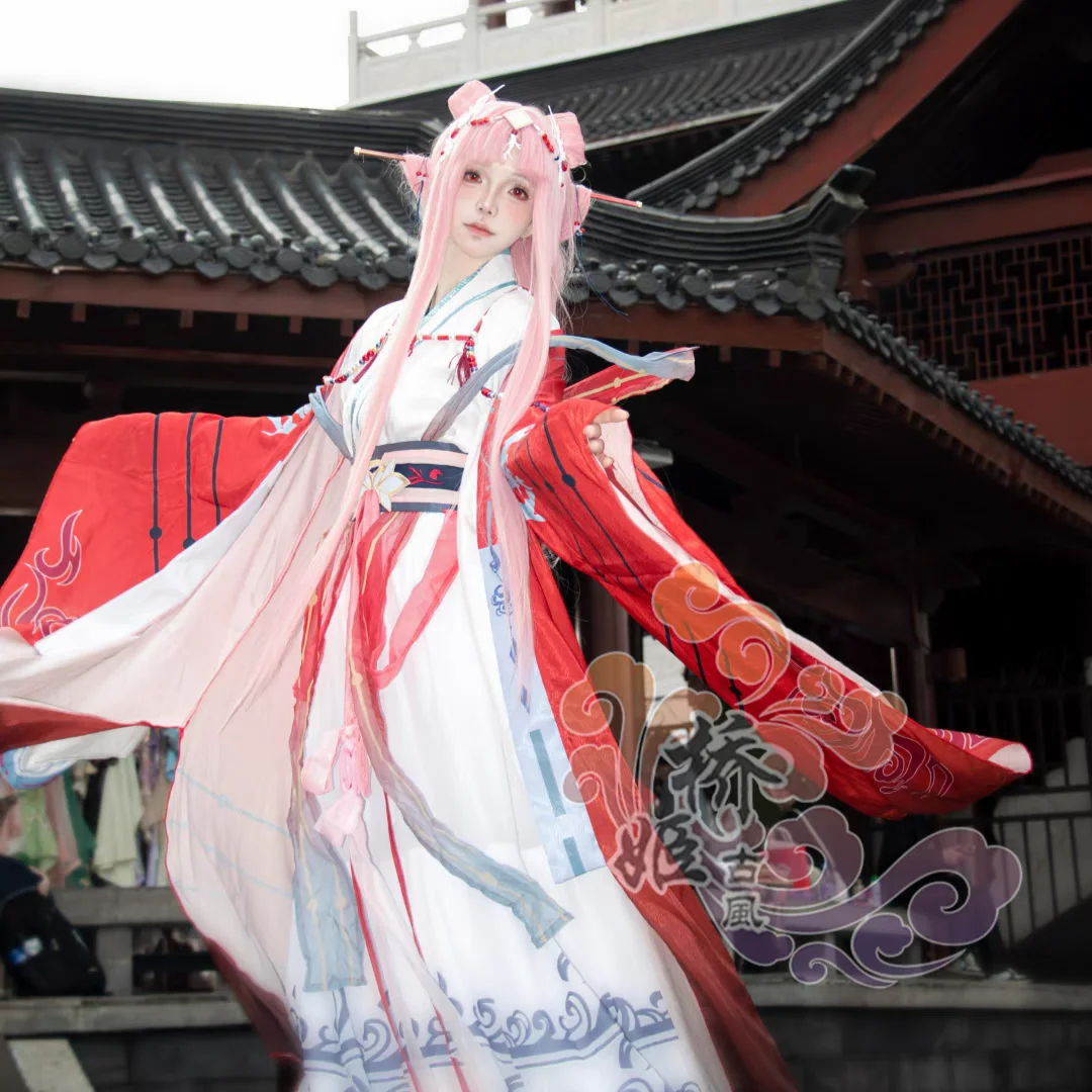 

Gongsun Shan Cosplay Costume Ashes of The Kingdom Hanfu Modified Fairy Costume Ancient Style Halloween Carnival Fancy Party