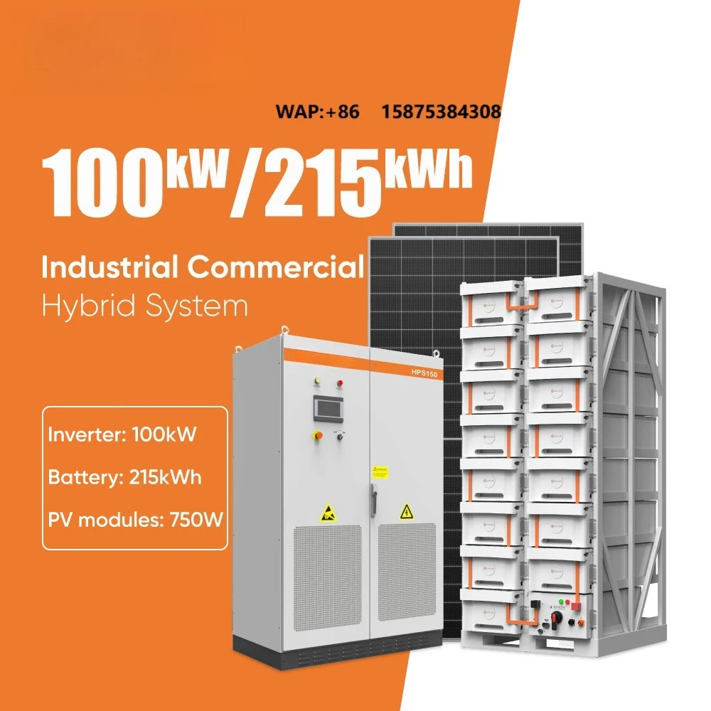 Hybrid Solar Power System 10Kw 100kw 215Kw Commerical on Off Grid Solar Energy Storage System Projects for Industrial