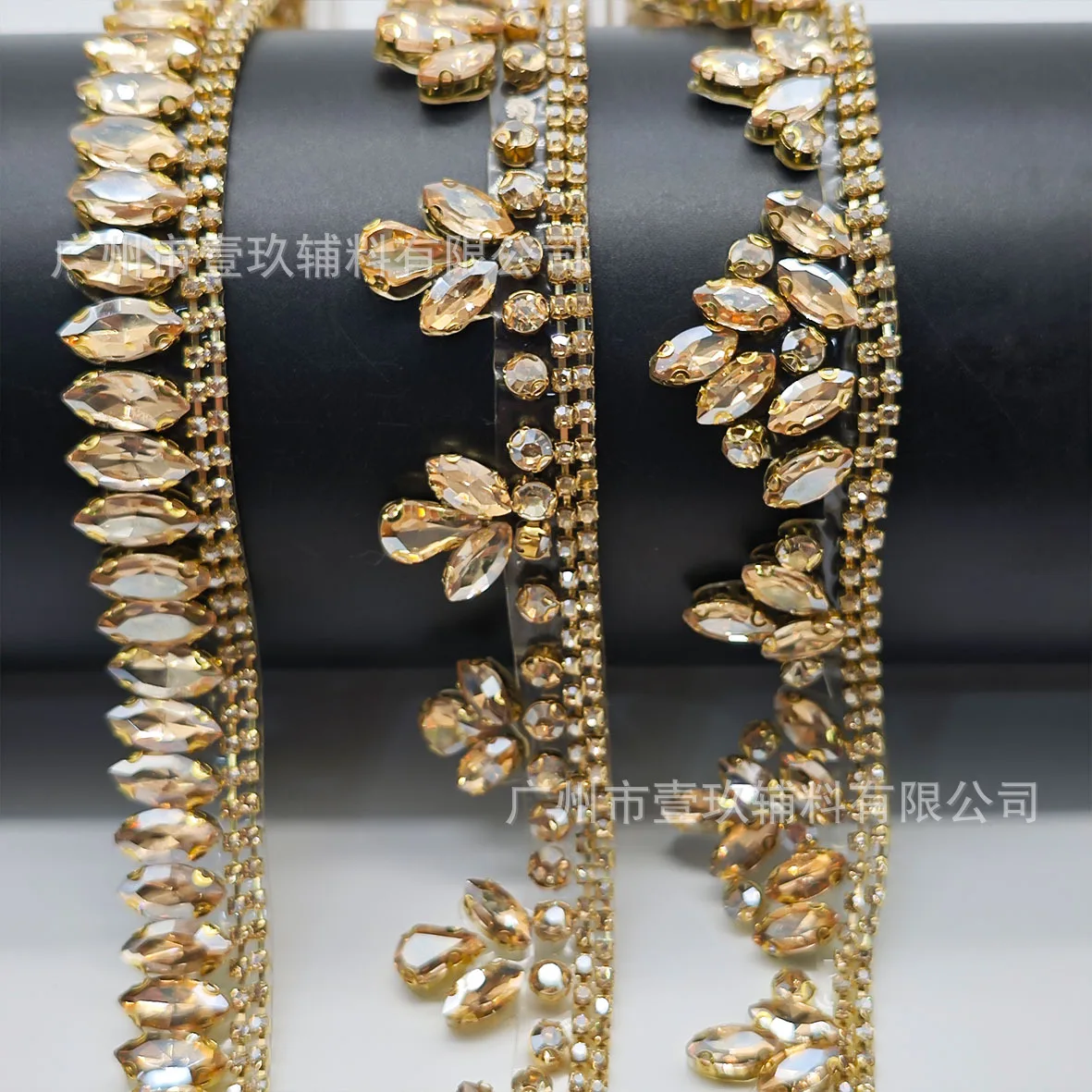 Rhinestone Hot FIX Adhesive Barcode Pattern IRON ON Diamond DIY Handmade Shoe Bag Belt Collar Clothing Accessories Accessories