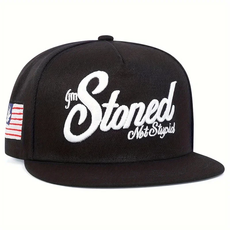 Unisex Stoned Letter Embroidery Hip-hop Hats Spring Autumn Outdoor Adjustable Casual Baseball Caps Sunscreen Hat