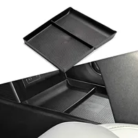 for Xpeng G6 Center Console Storage Box Car Central Lower Layer Tray TPE Organizer Accessories Tidying