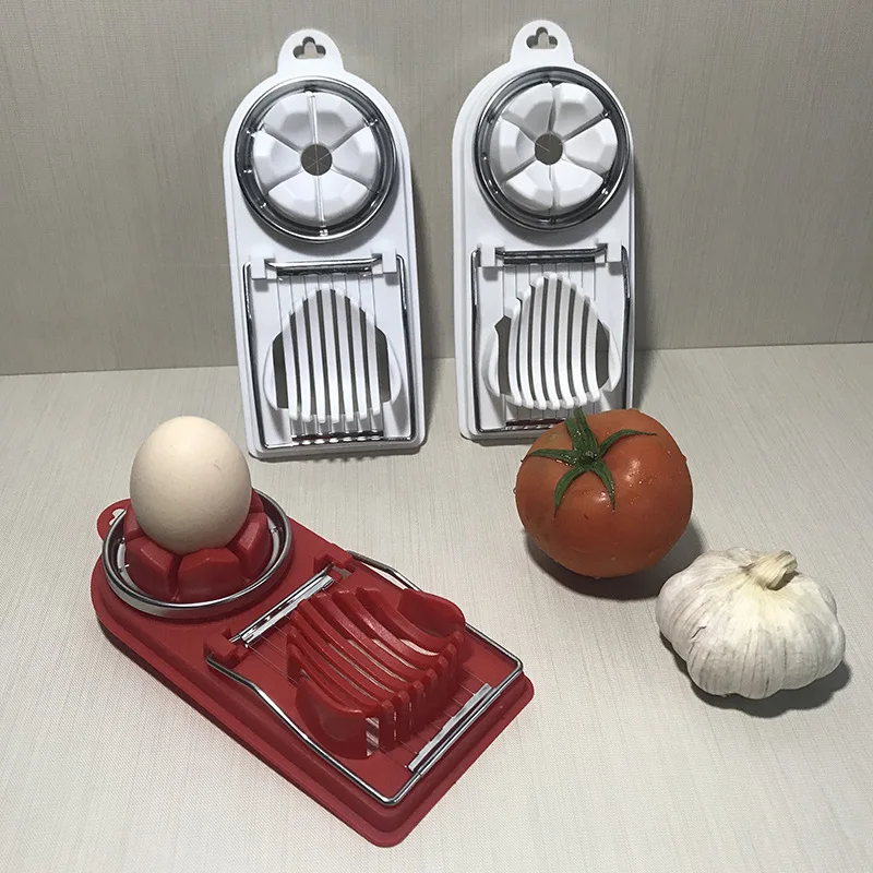 Creative two-in-one all egg maker Japanese egg slice cutter Fancy preserved egg kitchen supplies