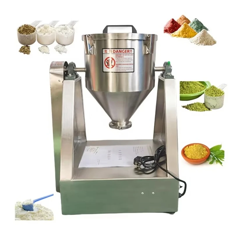 

Small Commercial Laboratory Sugar Spice Dry Powder Universal Food Mixing Equipment Mixer Powder Machine