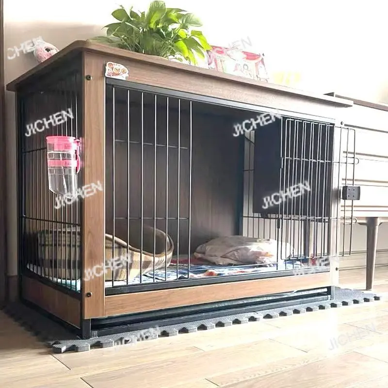 

Pet Supplies Wooden Small and Medium Cat Dog House Steel Wood Kennel Fence Fence Others