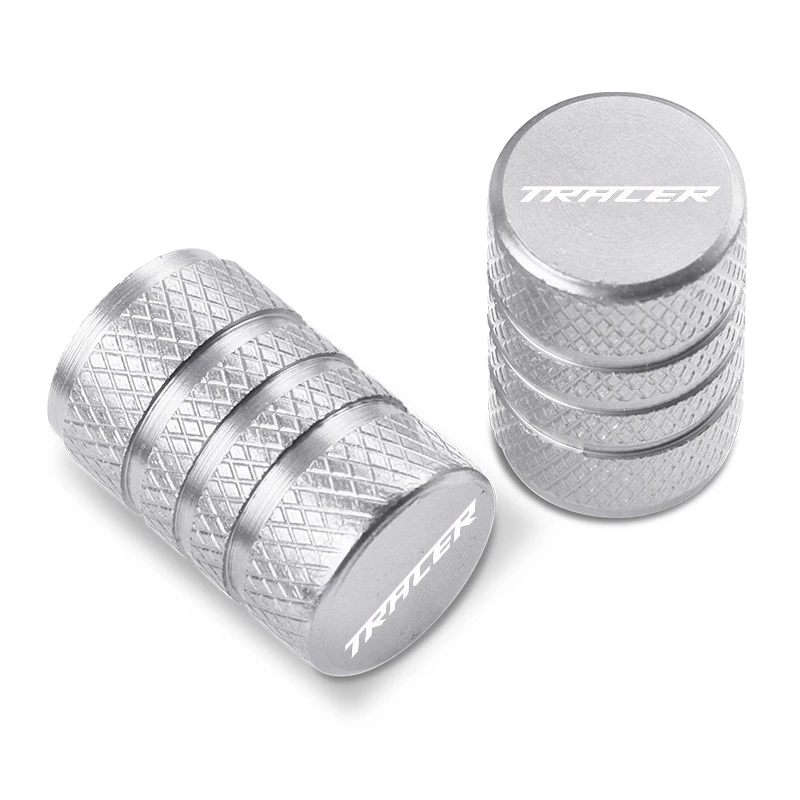 With Tracer logo Aluminium Wheel Tire Valve caps Airtight Covers For YAMAHA Tracer MT07 MT09 Tracer 700 900 700gt 900gt 700 gt