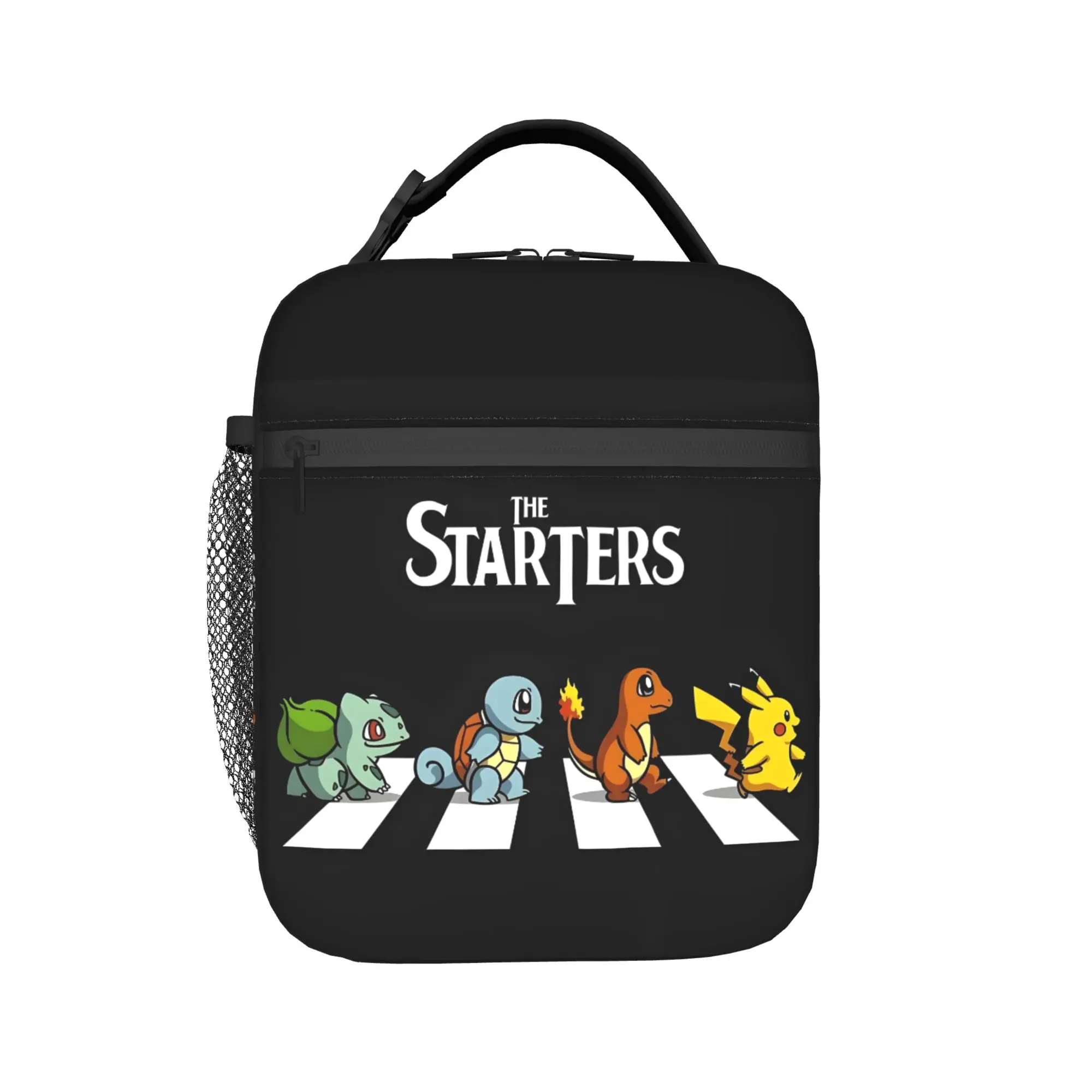 

Custom P-Pikachus Classical Anime Portable Lunch Boxes Leakproof Anime Thermal Cooler Food Insulated Lunch Bag Office Work