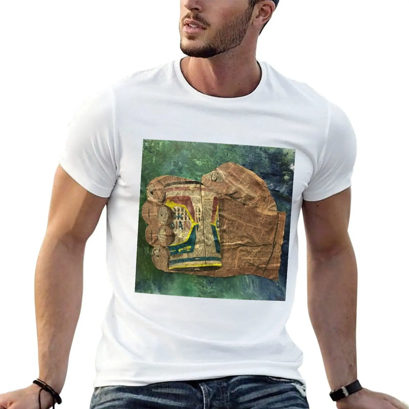 

pack Andre’s t T-Shirt casual tshirt Fist white man for man shirts t man shirt