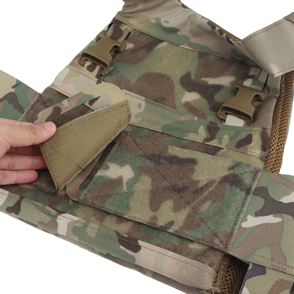 FCPC-Colete Tático Ferro, Porta-Chapas Airsoft, Leve, Dobrável, Respirável, Portátil Caça Mag Pouch, Equipamento Do Exército