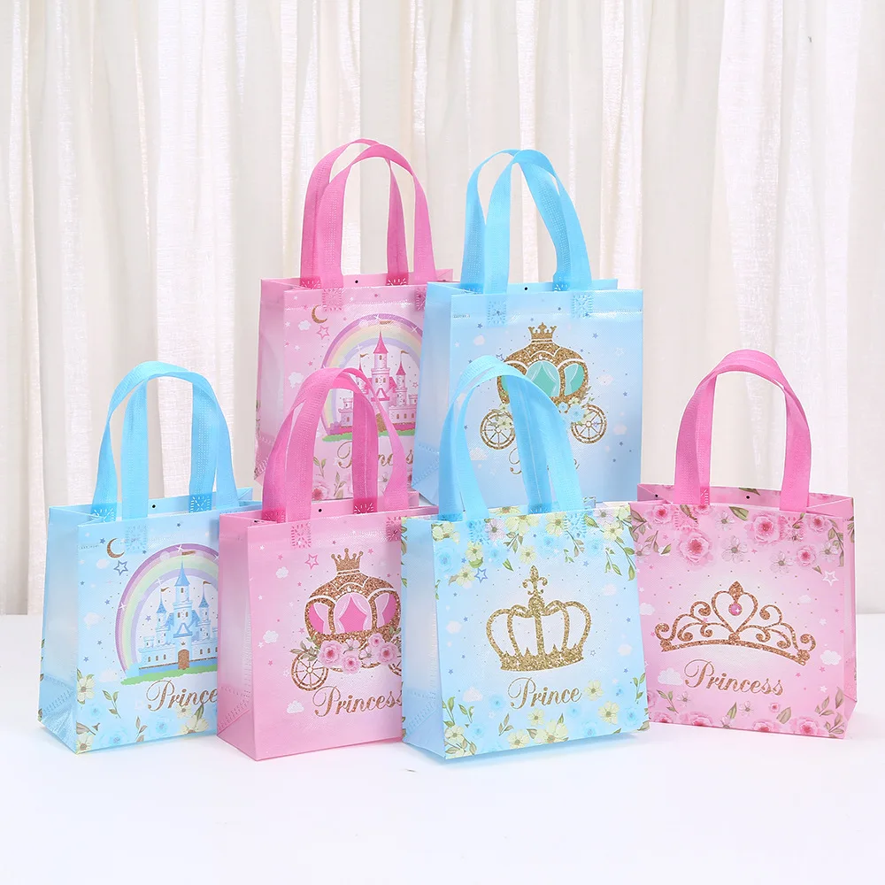 StoBag princess theme gift wrapping bags for sweets personalized packaging luxury designer bags birthday party treat bags