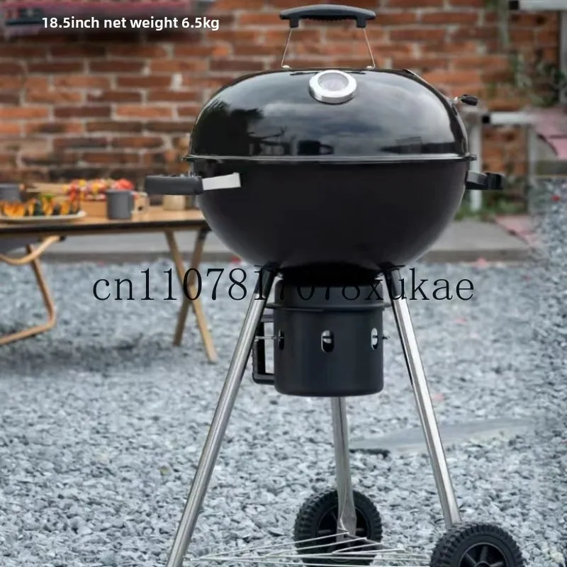 22.5 inch deep bottom barbecue grill easy to install outdoor charcoal grill tripod barbecue grill
