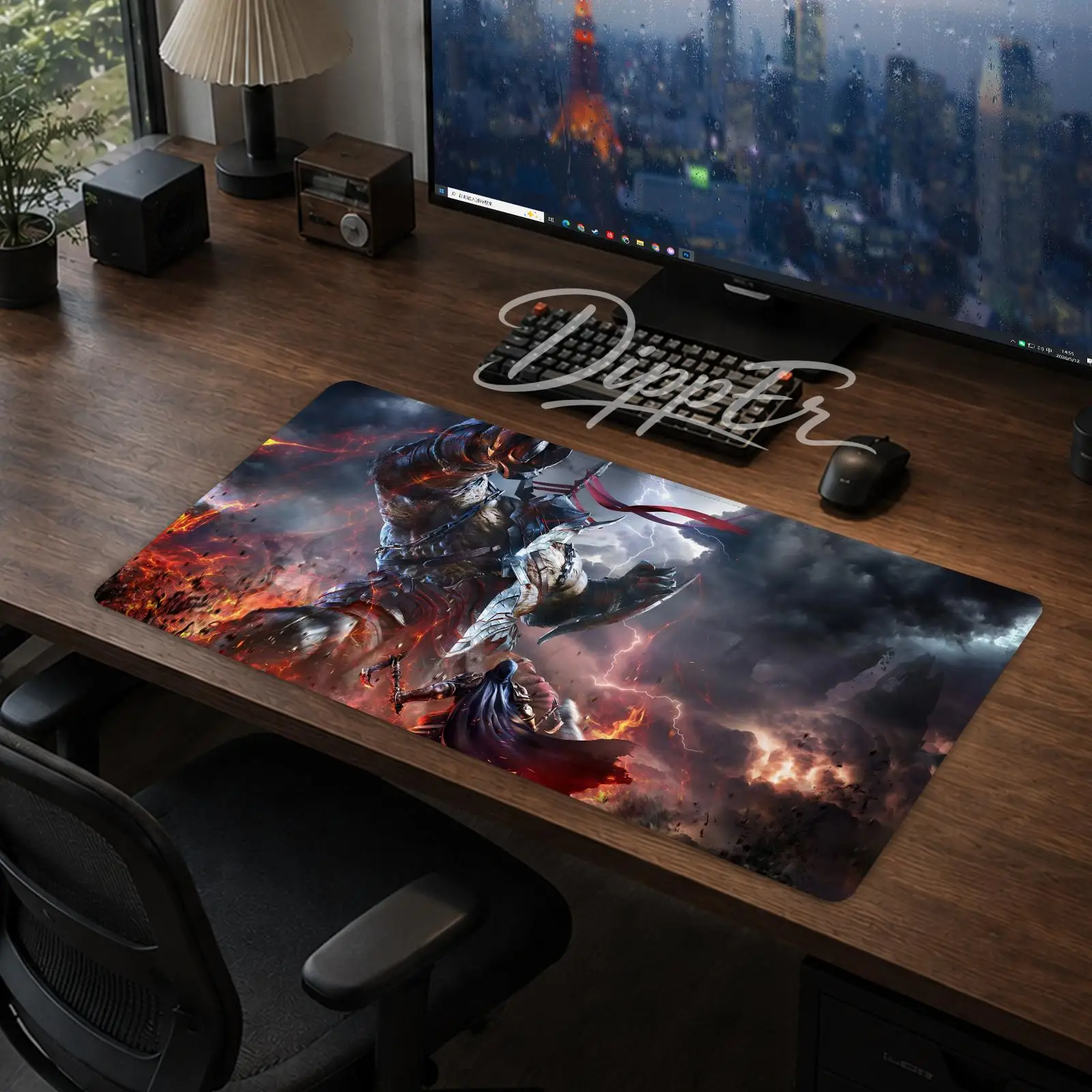

A-Lords of the Fallen Mouse Pad Office Large Desk Mat Gaming Mousepad Rubber Bottom Non-Slip Cushion 900X400