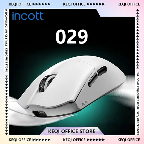 Incott 029 ratón inalámbrico 3 modos Bluetooth Gaming peso ligero ergonomía personalizado e-sports ratones Pc Gamer accesorios regalos