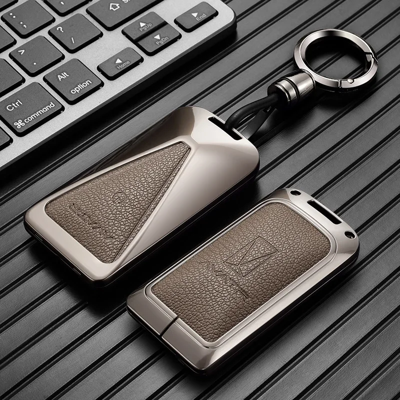 Car Key Shell Fob Cover for Changan Avatr 07 06 12 11 Zinc Alloy Car Key Case Smart Keychain Holder Buckle Interior Accessories