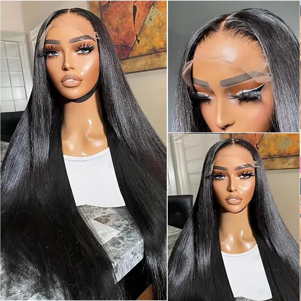 30 38 بوصة مستقيم 13x6 Hd الدانتيل الباروكات الأمامية شعر الإنسان للنساء السود البرازيلي قبل قطعها مع شعر الطفل 13x4 الدانتيل شعر مستعار أمامي