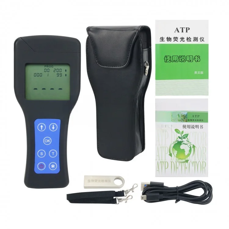 HandHeld for  ATP Fluorescence Detector Surface Microbial Cleanliness Tester Food Residue ATP Detection