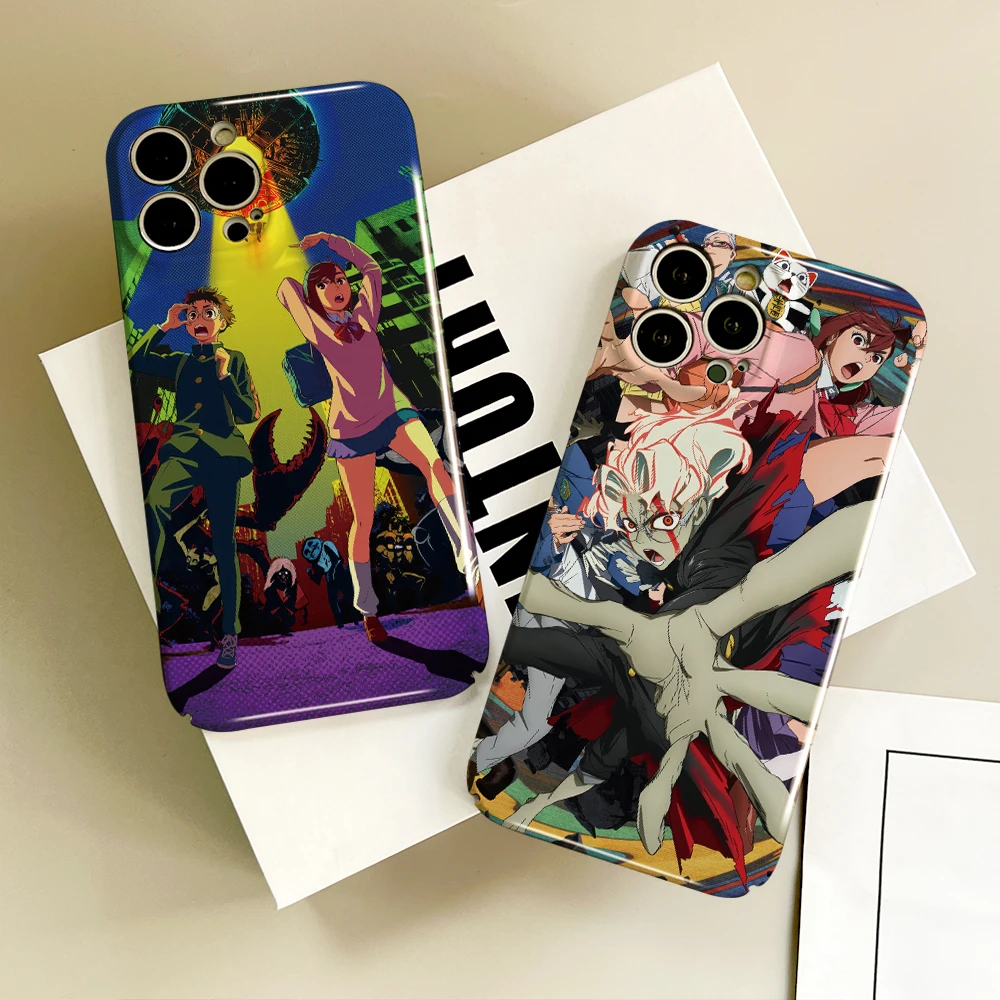 Phone Case For IPhone 16 15 14 13 12 11 Plus Pro Max Mini Glossy HD Hard Cover Film Shell Anime Dandadan