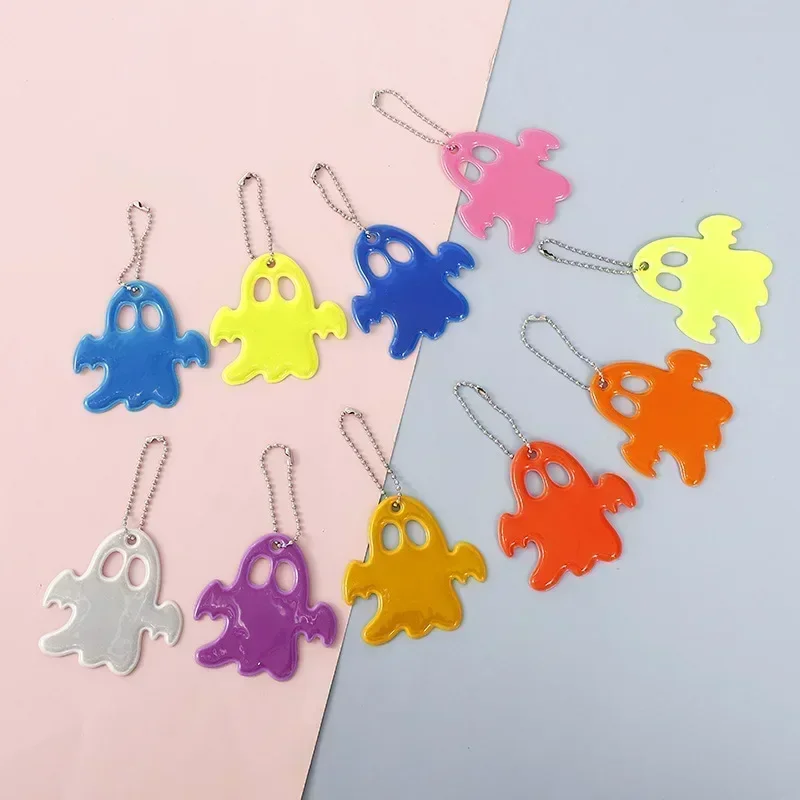 Reflective Keychain Hanger Keyrings para Crianças, Chaveiros para Mulheres, Acessórios de Jóias, Mix Color, Little Star, Coração, Charm Bag, Safety Use, 13 Pcs