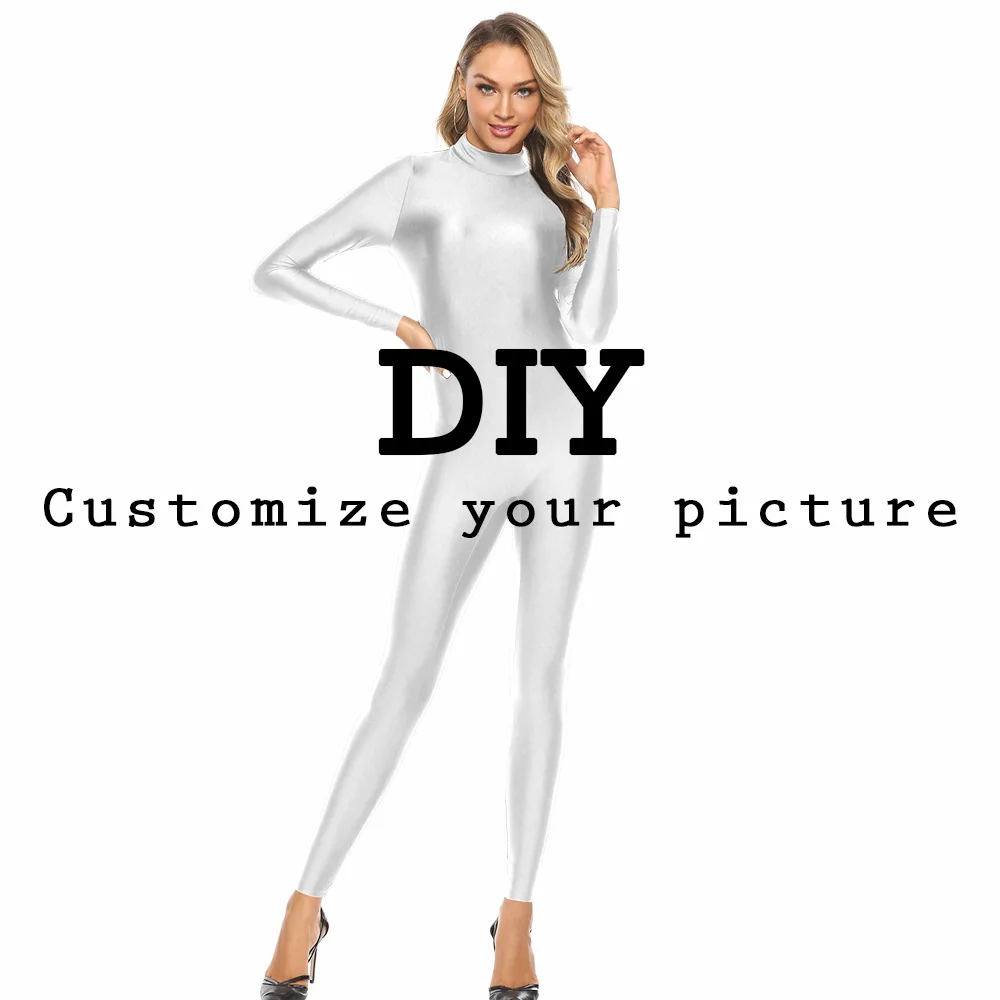 

NADANBAO Custom Photo Logo Pattern Jumpsuit Sewing Pattern Romper Sewing DIY Pattern Bodysuit Jumpsuit Cosplay Sexy Clothing