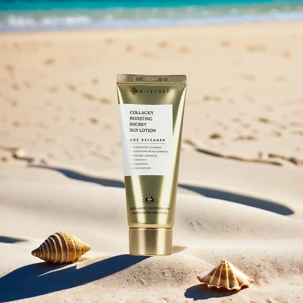 60ml Collagen Sunscreen Deeply Nourishes SPF50+ Protection Uvb Damage Brightening Quickly Absorbed Refreshing And Non-greasy