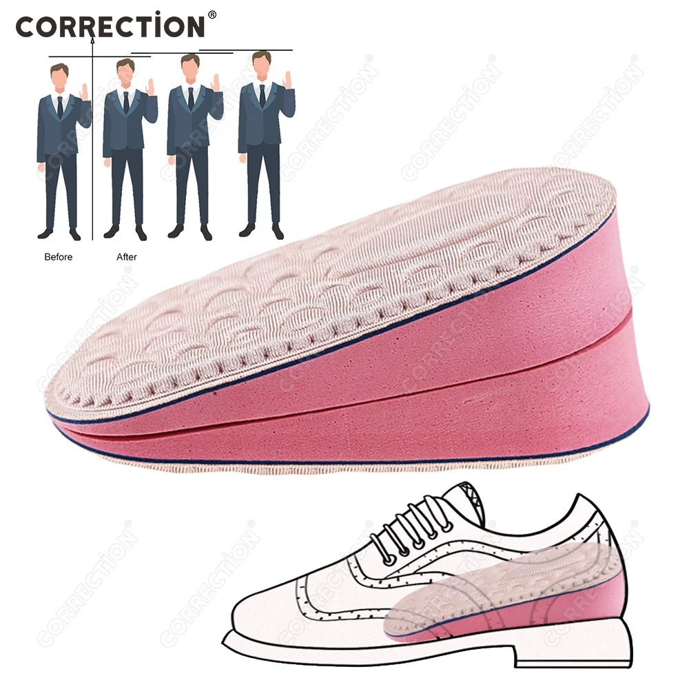 

EVA Invisible Height Increased Insoles For Women Shoes Heel Pad Lift Half Cushion Memory Foam Comfort Heightening Inserts