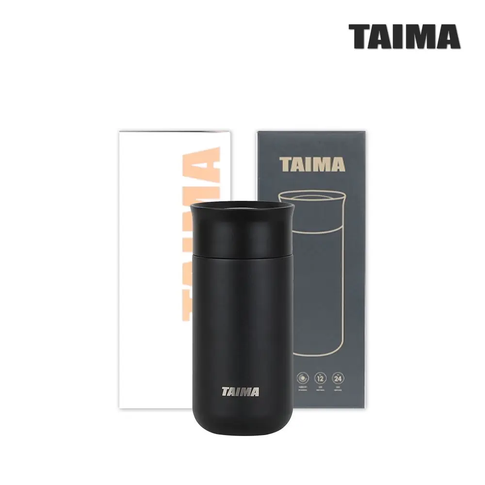 [TAIMA] One-touch tumbler mat 380ml black