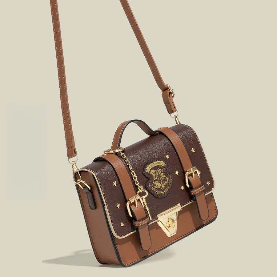 Anime Style Mailman Bag Cosplay Hogwarts Commuter Uniform Style Crossbody Bag PU Leather Women Shoulder Bag - view 3