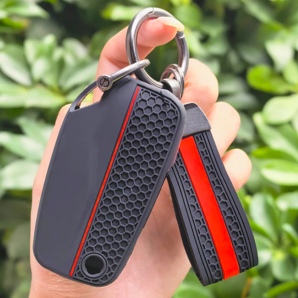 Motorcycle Silicone Key Prtoective Skin Case Holder Cover for DUCATI Diavel XDiavel 1260s DX 1260 2020-2026 Keychain Protector