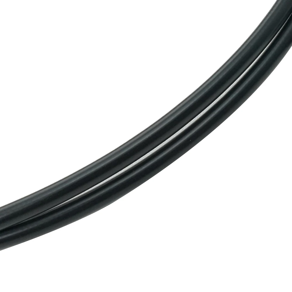 

Hot High Quality New Practical Brake Hose Bike 1 Set Part 2.0m*5.0mm Black Rubber Seal Oil Needle Spare Adapter