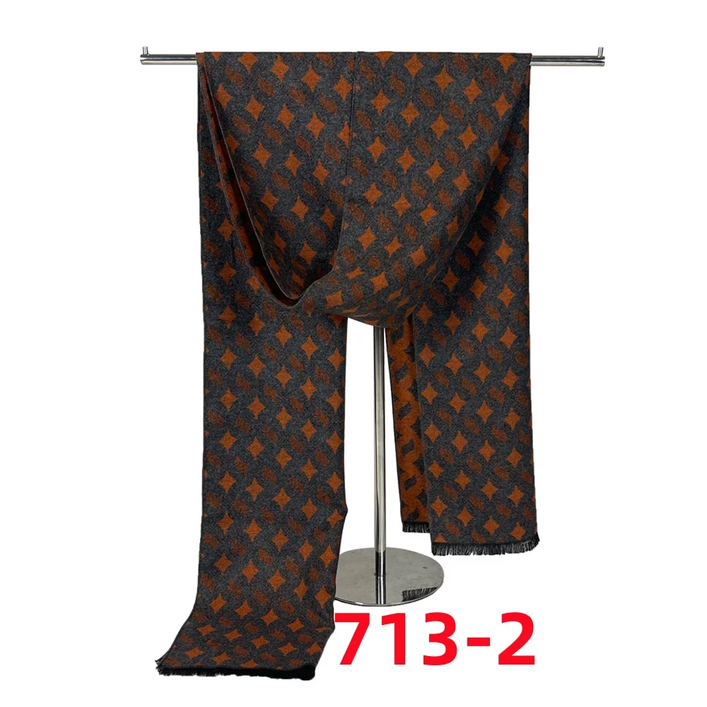 2024 new hot selling check fashion plaid men winter autumn scarf businessmen wraps cheap price wholesale price hot