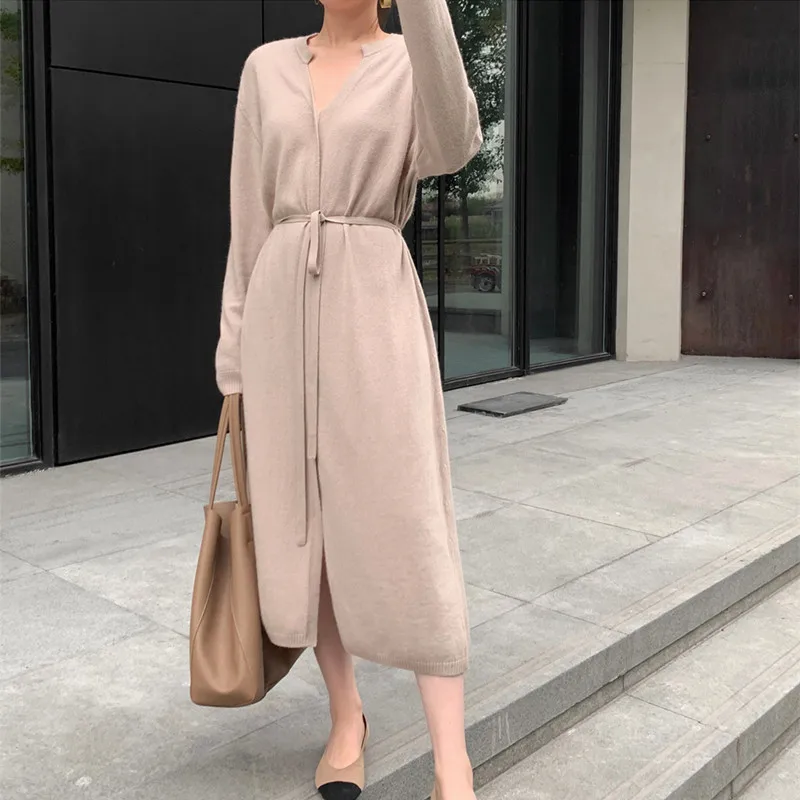 

Knee Length Pullovers For Woman Sweaters Jumpers Women Pretty Petal-Sleeve Slim-Fitting Morning Gentlewoman Seoulish Style Girls