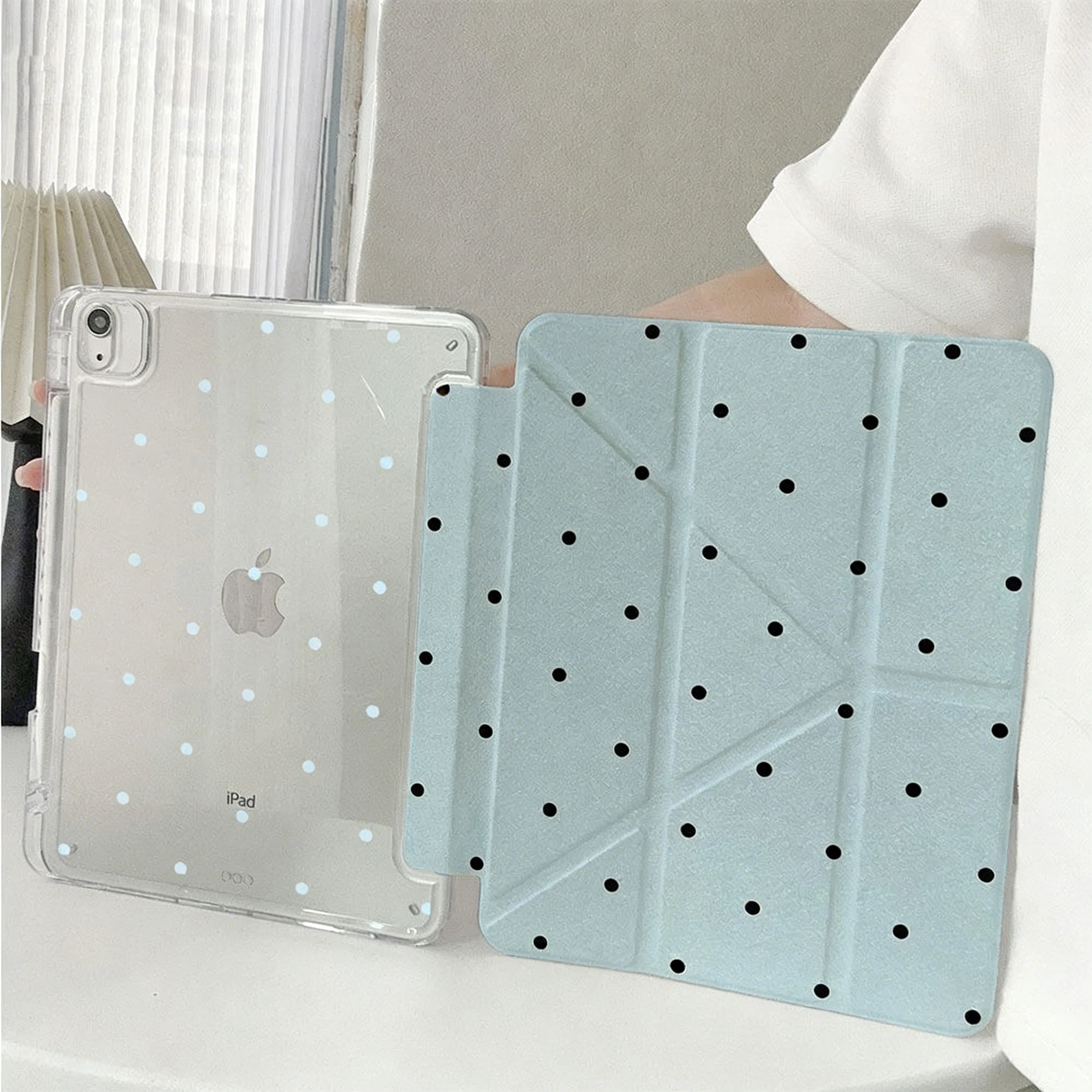 For ipad A16 Case 11th 10th 10.2in 7 8 9th Cover Pro Air 13in 11in M4 M5 Pro 12.9in Mini 7 6 Colorful Dots Case Shockproof Cover