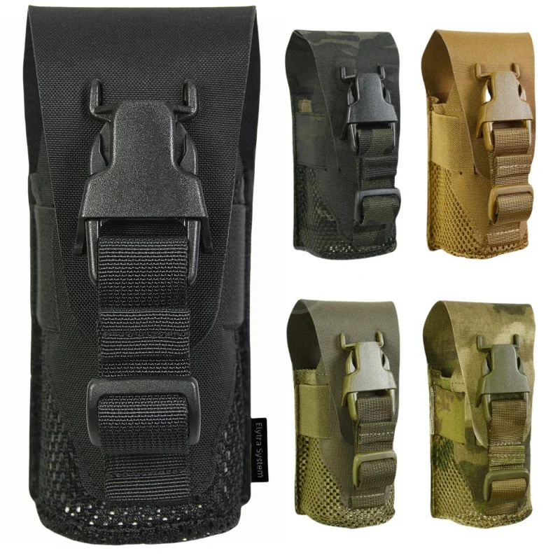 

Tactical M7A3 AN-M14 M18 M83 M34 Smoke Storage Pouch Super Light Molle Nylon Smoke Bomb Kit Holster L Size WM83