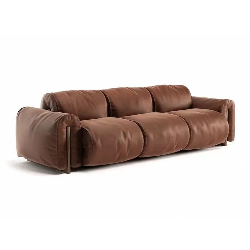 

medieval fabric sofa Nordic light luxury large and small apartment module solid wood straight row double French sofa