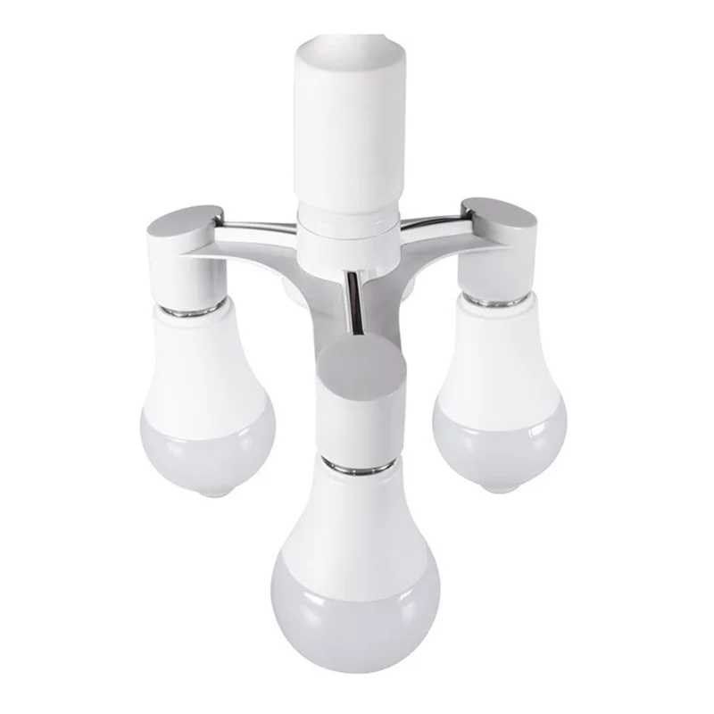 【Heißer Verkauf!】2X 3In1 E27 Auf E27 Erweiterte LED Lampe Lampen Sockel Splitter Adapter Halter Hohe Qualität Für Foto Studio Foto