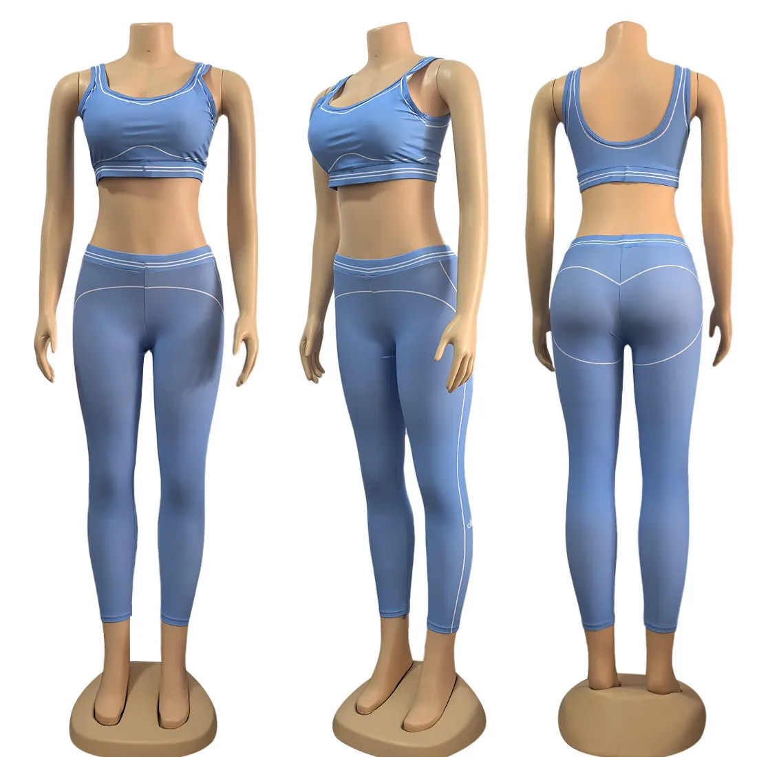 

Y9006 leggings, yoga fitness tight pants, sports stretch straps bra, Pilates, sexy sportswear, 2 pieces