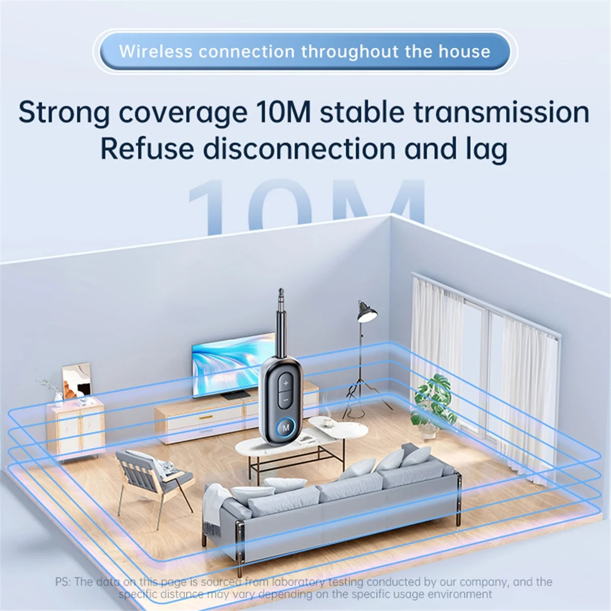 Bluetooth 5.3 Receiver Transmitter Adapter 3.5mm Jack AUX Wireless Audio Adapter for Car Music Headphone Speaker