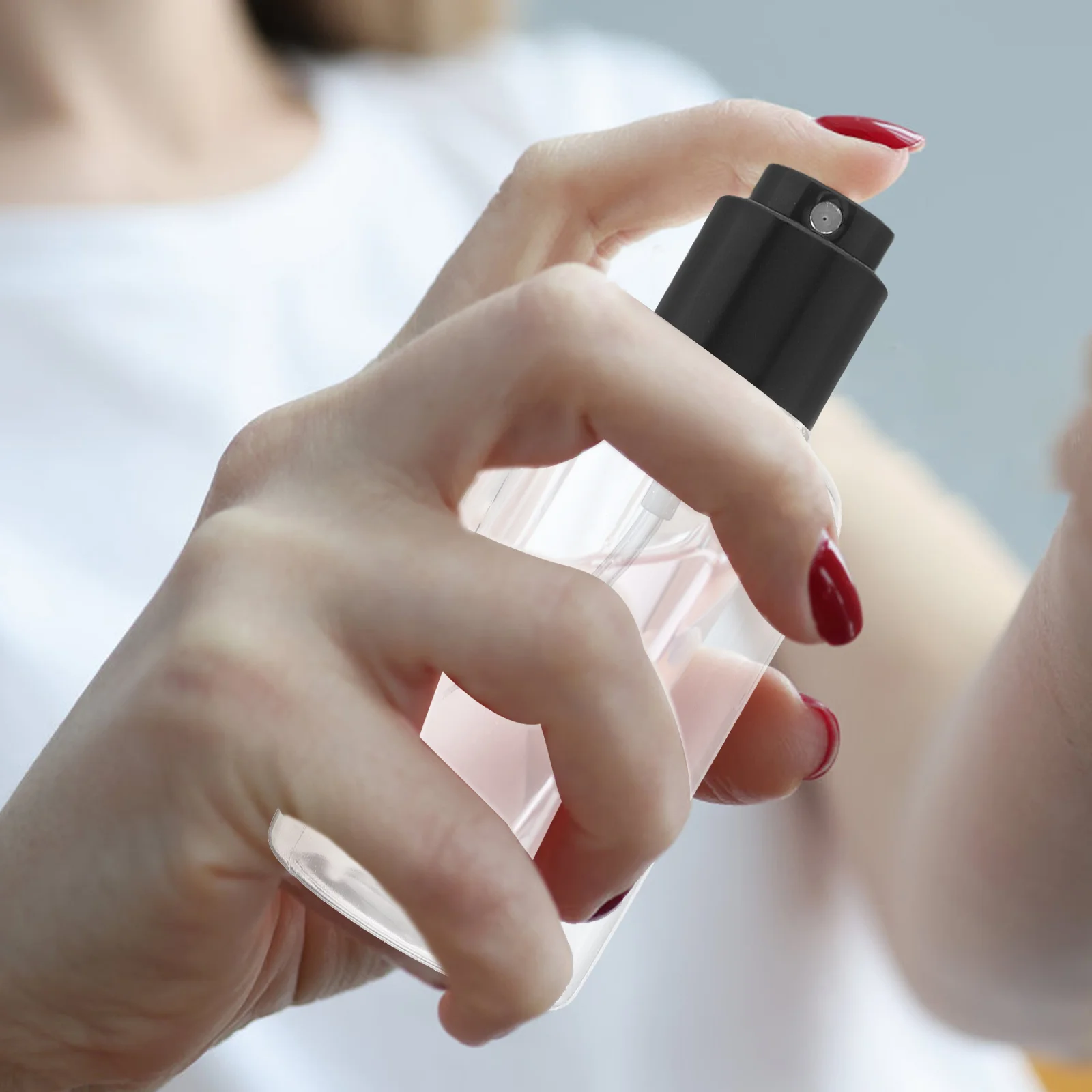 10 قطعة زجاجة عطر البخاخ العلوي استبدال غرامة مضخة الضباب رئيس رذاذ فوهة DIY بها بنفسك زجاجة عطر رذاذ الملء الملحقات