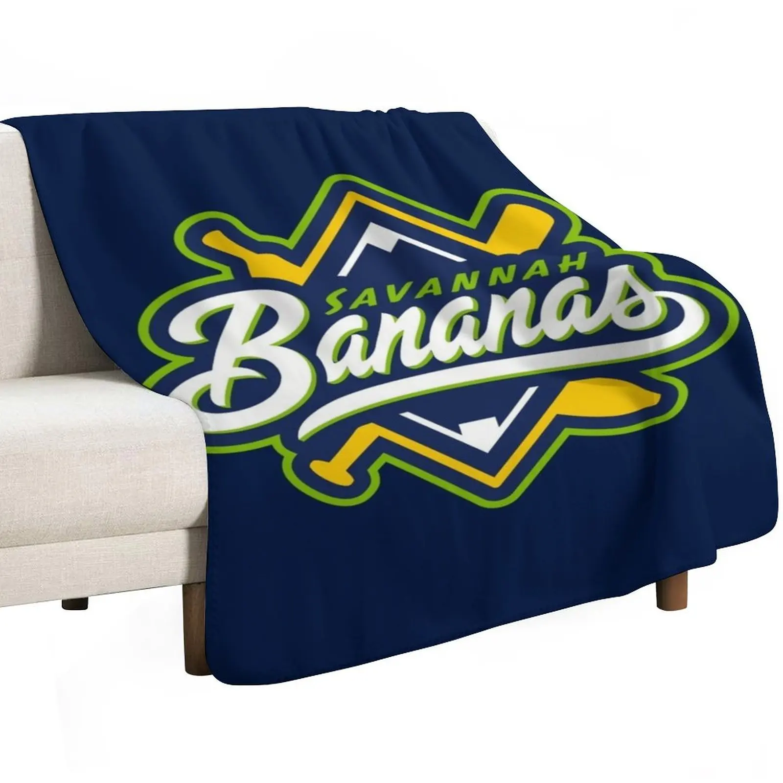 Baseball Bananas logo Throw Blanket Vintage Winter beds Thermals For Travel Loose Tourist Polar Blankets