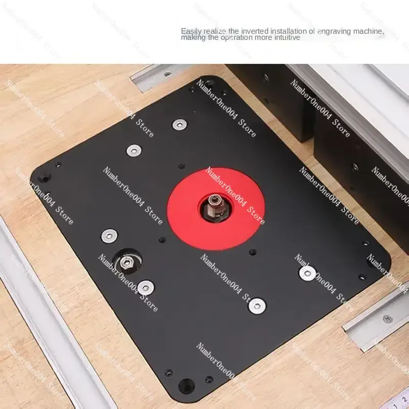 107 To 80mm Heavy Duty Wood Router Lift Elevator with Aluminium Router Insert Plate Woodworking Machine Tools